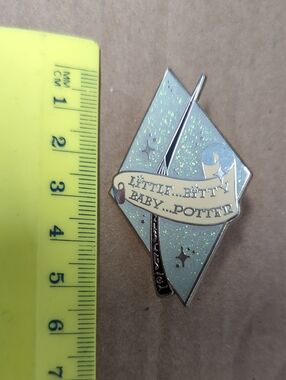 Little Bitty Baby Potter Glitter Enamel Pin - Harry Potter Fantasy Nimbusdesigns